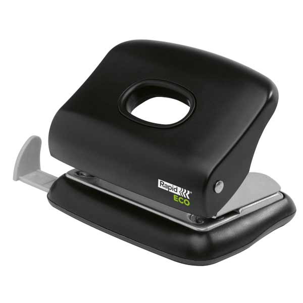 RAPID ECO PAPER PUNCH BLACK