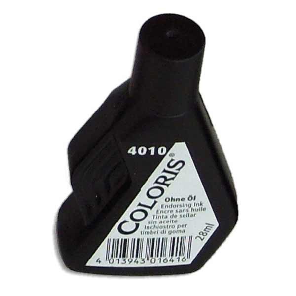 COLORIS 4010 STAMP INK BOTTLE 28ML BLK