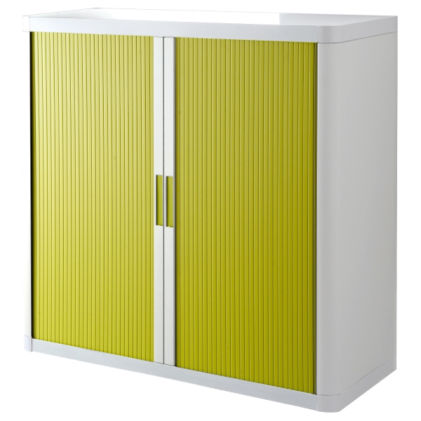 PAPERFLOW CUPBOARD 1M GREEN/WHITE