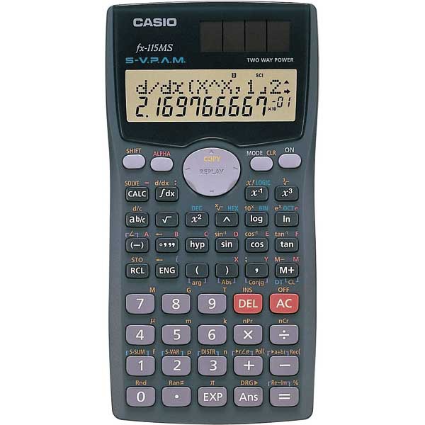 CASIO FX115MS SCHOOL CALCULATOR