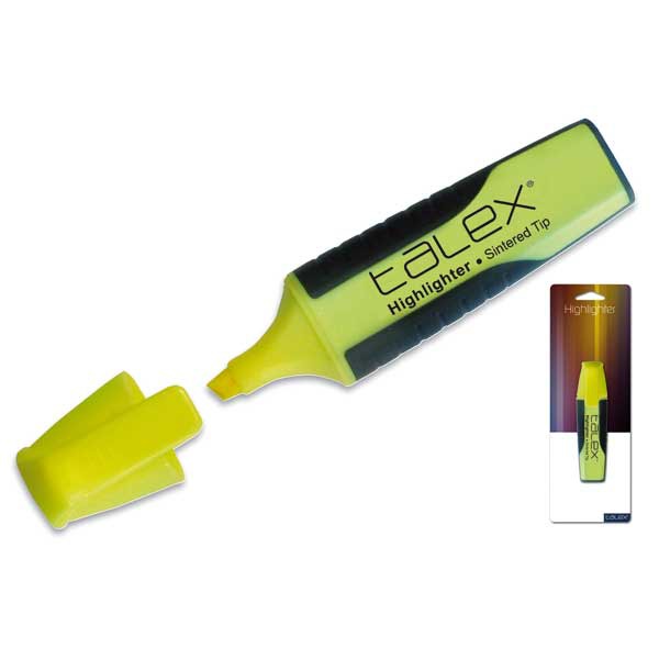 TALEX HIGHLIGHTER YELLOW BLISTER