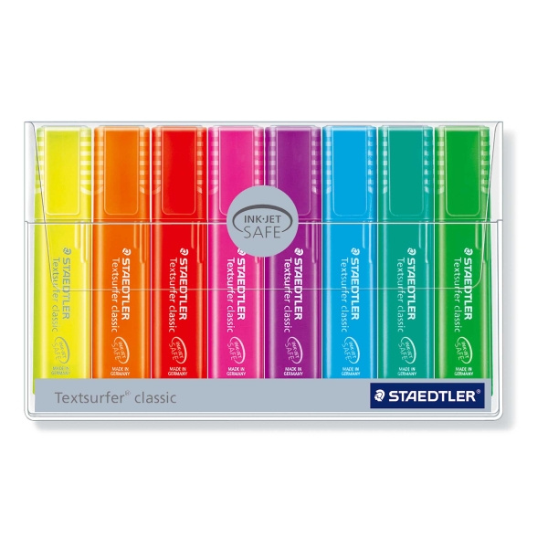 BX8 STAEDTLER 364P H/LIGHTER RAINBOW ASS