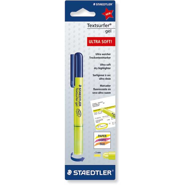 STAEDTLER 264 TEXTSURFER GEL YLLW BLIST