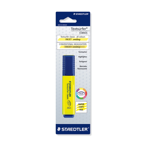 Staedtler Textsurfer 364 korostuskynä viisto 1-5mm blisteri keltainen