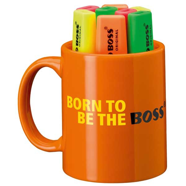 MUG8 STABILO BORN TO BE BOSS H/LIGHT