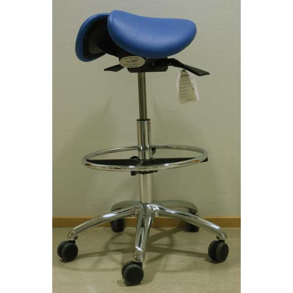 SALLI SADDLE CHAIR MULTIADJUSTER LTH BLU