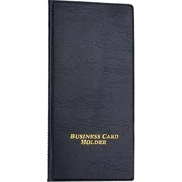 BUSINESS CARD BOOK FOR 96 CARD BLACK