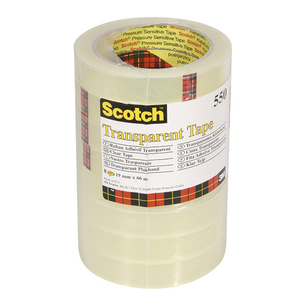 Scotch 550 yleisteippi 12mm x 66m kirkas