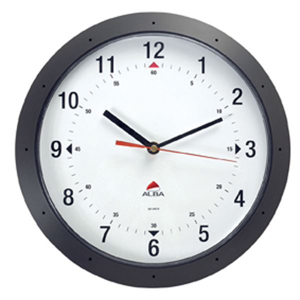 ALBA WALL CLOCK BLACK