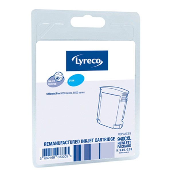 LYRECO HP 940XL C4907A HIGH YIELD COMPATIBLE INKJET CARTRIDGE CYAN