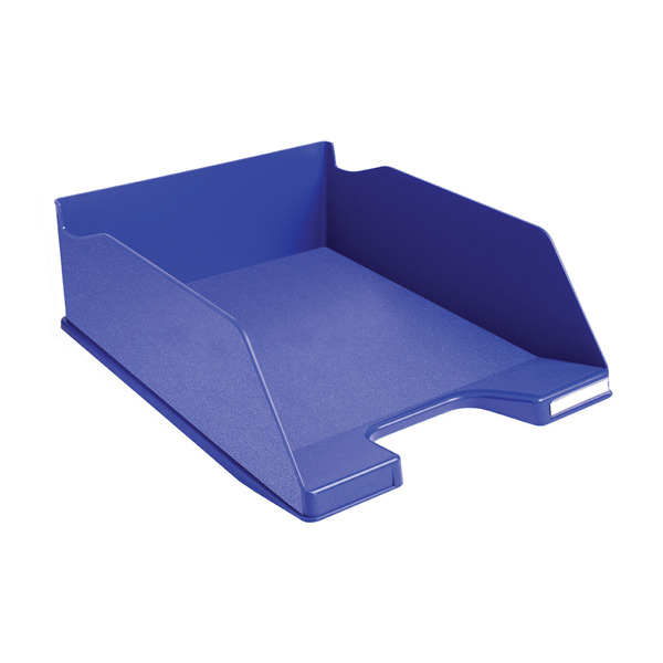 EXACOMPTA MODULAR JUMBO BLUE LETTER TRAY