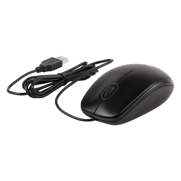 LOGITECH B100 OPTICAL WIRED MOUSE BLACK