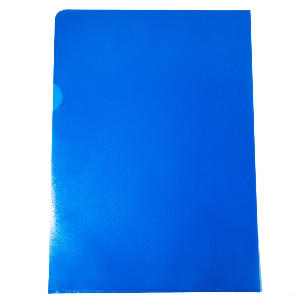 BX100 C/FLUSH FOLDER A4 110MI PP BLUE