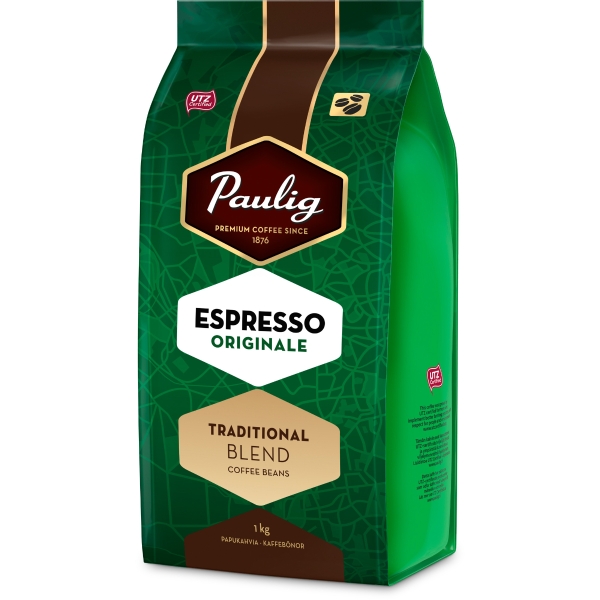 Paulig Espresso Originale kahvipapu tumma paahto 1kg