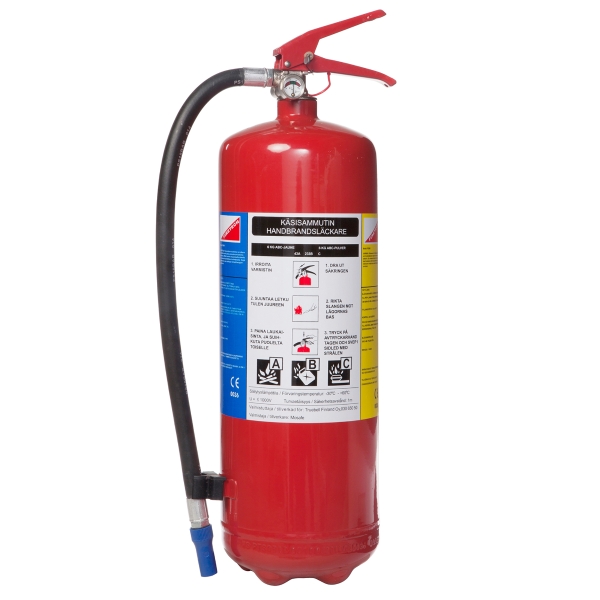 Firetech 43A/233B/C jauhesammutin 6kg