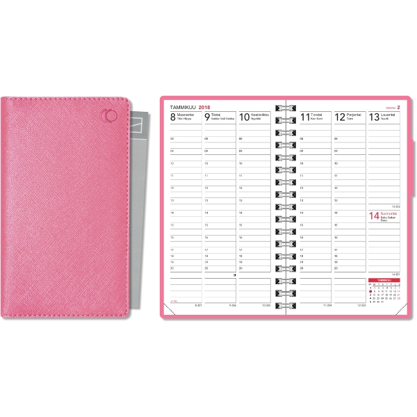 CC TIME DIARY 87X153MM FUCHSIA