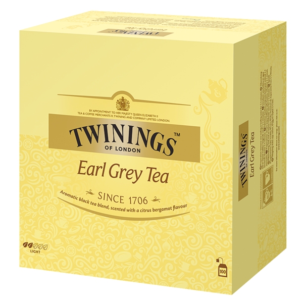 BX100 TWININGS TEA BAGS EARL GREY BULK