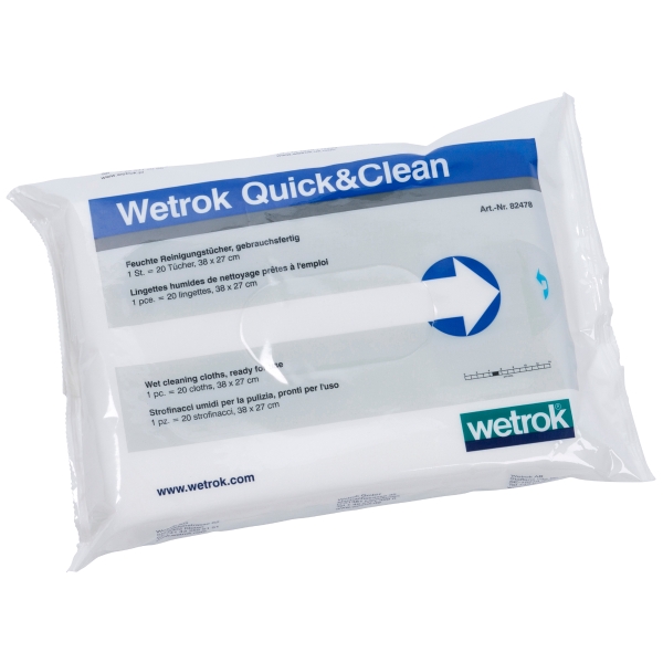 Wetrok Quick & Clean kostea siivouspyyhe, 1 kpl=20 pyyhettä