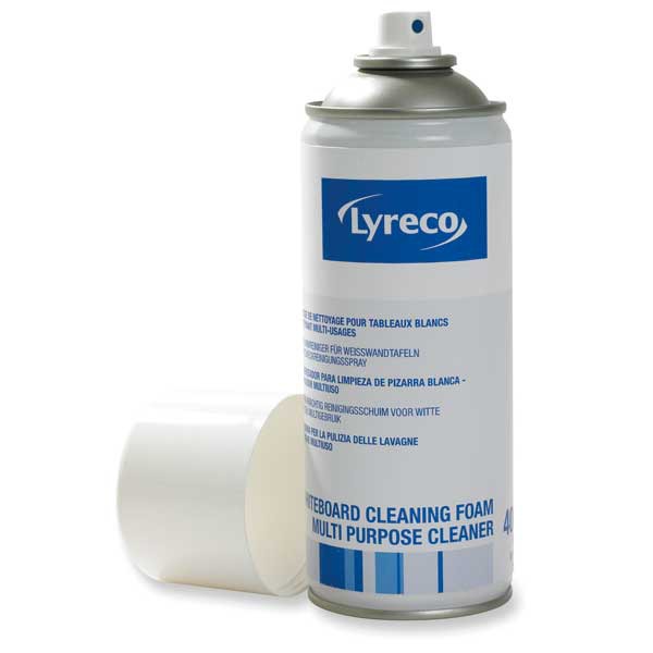 LYRECO WHITEBOARD CLEANING FOAM - 400ML CAN