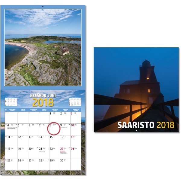 CC ARCHIPELAGO WALL CALENDAR 300X300MM