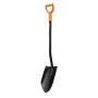 FISKARS ERGOCOMFORT SPADE POINTED SHOVEL