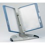 TARIFOLD T-OFFICE DESK STAND WITH 10 POCKETS BLUE