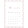 AJASTO CLIP DESK CALENDAR 166X263MM