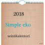 AJASTO SIMPLE EKO WALL CALENDAR 230X230