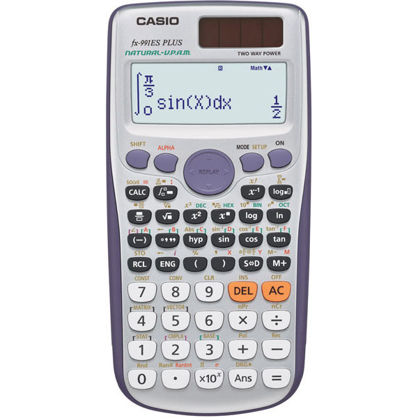 CASIO FX-991ES PLUS SCIENTIFIC DUAL POWER CALCULATOR