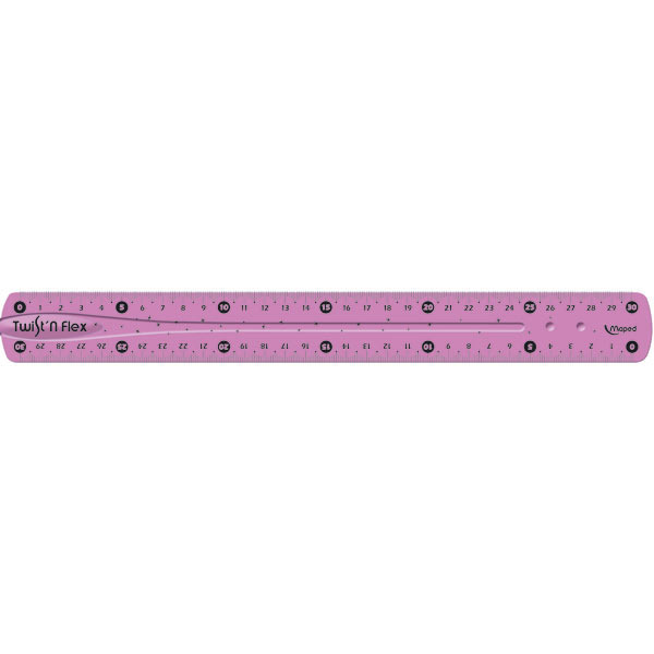 MAPED TWIST'N FLEX RULER PLASTIC 15CM