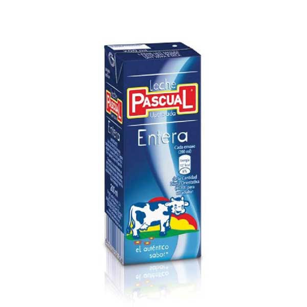 PK 6 PASCUAL TETRABRIK WHOLE MILK 200ML