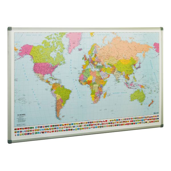 FAIBO MAGNETIC WORLD MAP