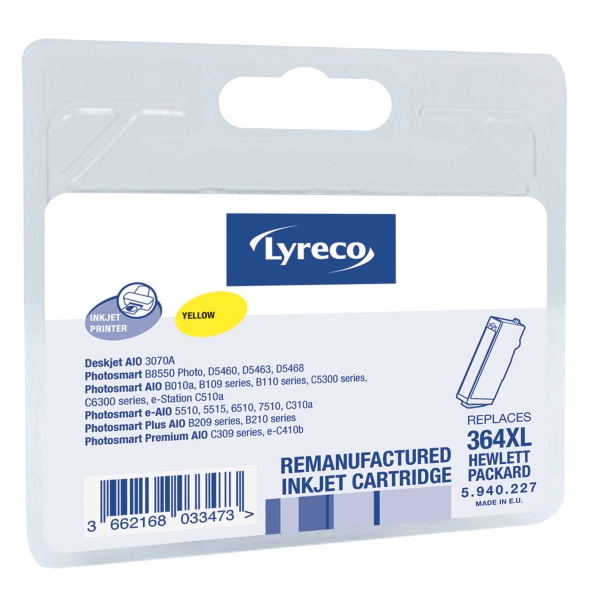 Lyreco HP 364XL CB325 High Yield Compatible Inkjet Cartridge Yellow