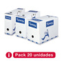 Pack 25 caixas arquivo definitivo formato A4 LYRECODim: 250x330x94 mm