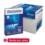 Caixa 5 pacotes 500 folhas papel DISCOVERY A4 75g/m2 branco